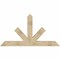 Ekena Millwork Saratoga Rough Sawn Timber Gable Bracket, Douglas Fir, 72"W x 39"H x 6"D x 6"F, 13/12 Pitch GBW072X39X0606SAR00RDF - alternate 1